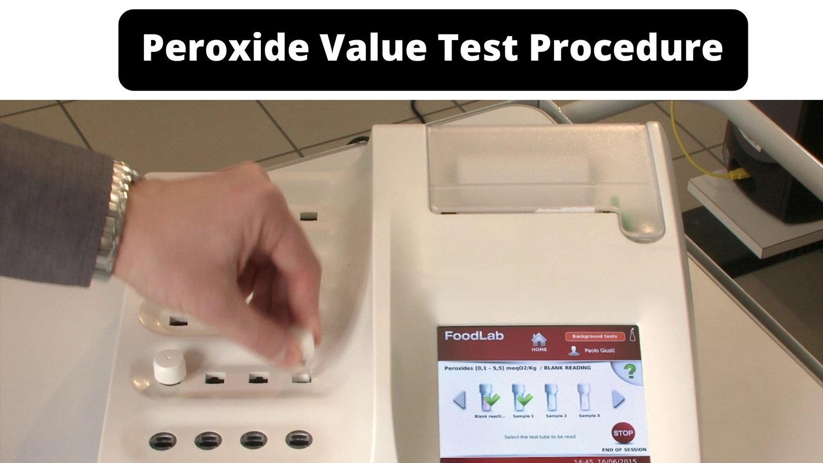 Peroxide Value Test Principle, Procedure, Result