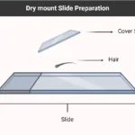 Temporary Dry Mount Slides Preparation Procedure