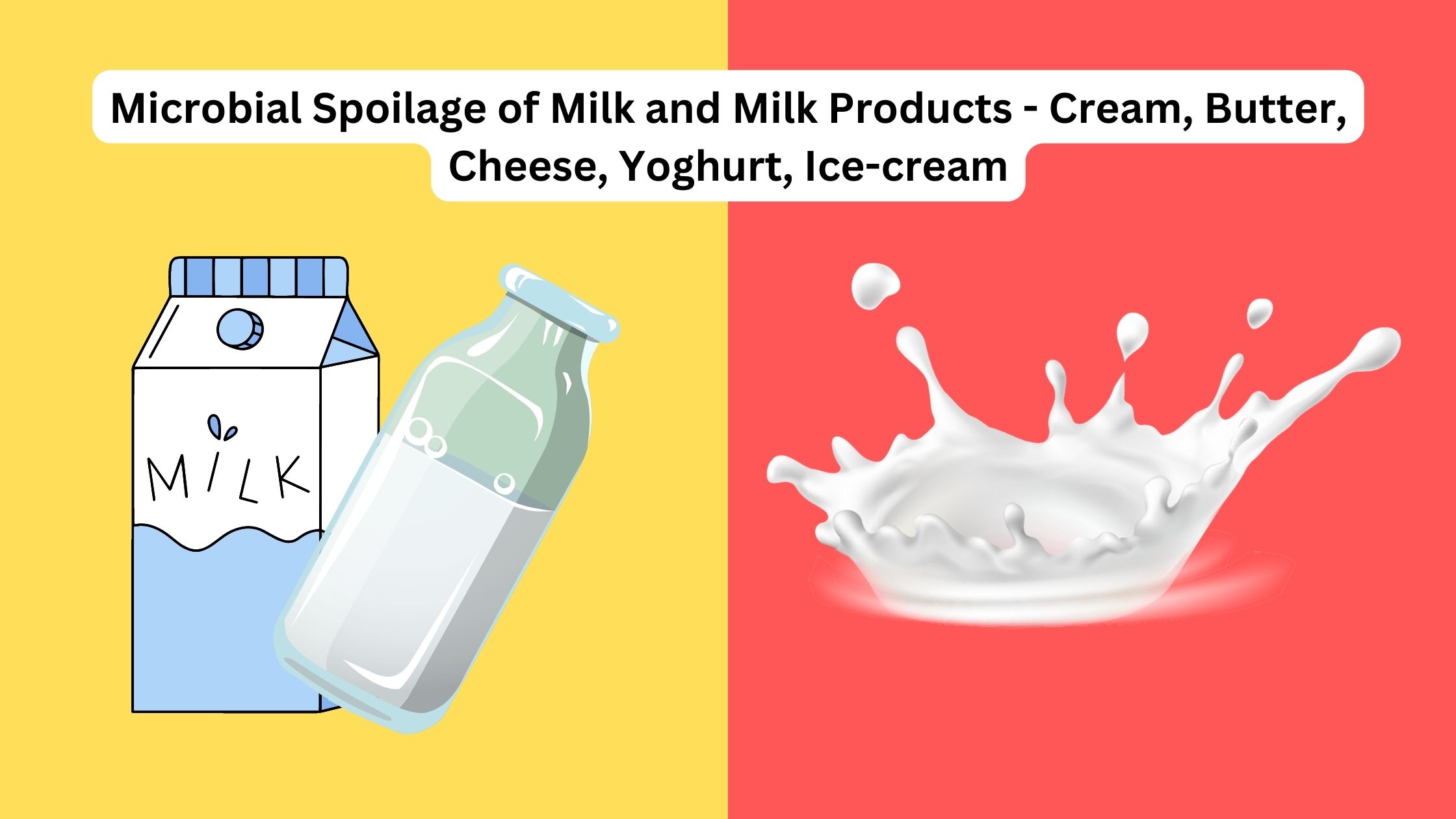 Microbial Spoilage of Milk and Milk Products - Cream, Butter, Cheese, Yoghurt, Ice-cream