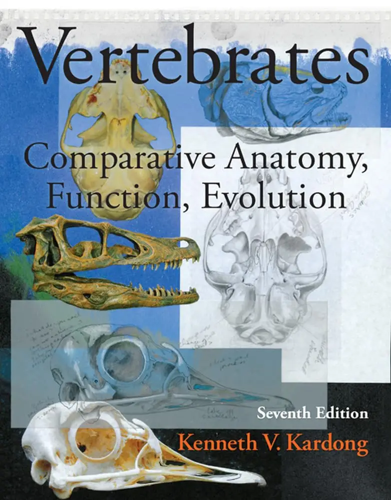 Kardong, K.V. (2005) Vertebrates’ Comparative Anatomy, Function and Evolution. IV Edition. McGraw-Hill Higher Education.