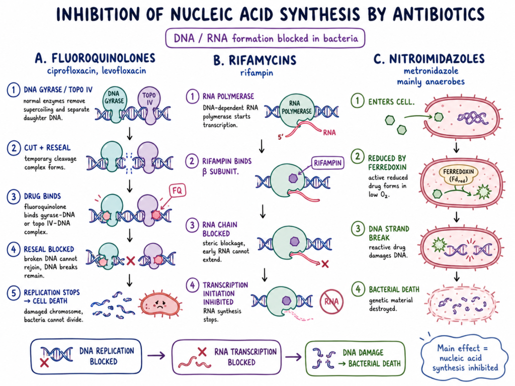 Inhibition of Nucleic Acid Synthesis by Antibiotics