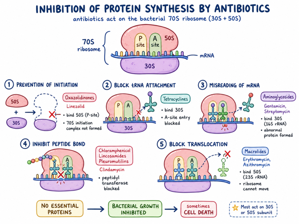 Inhibition of Protein Synthesis by Antibiotics