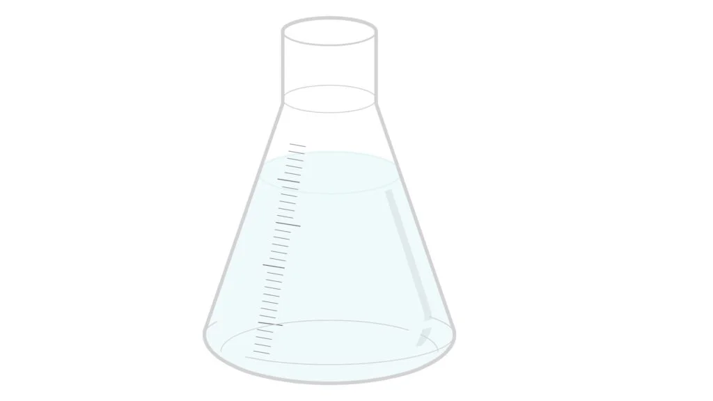 conical flask diagram
