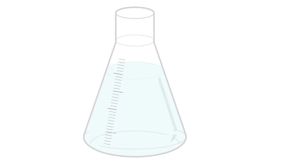 conical flask diagram
