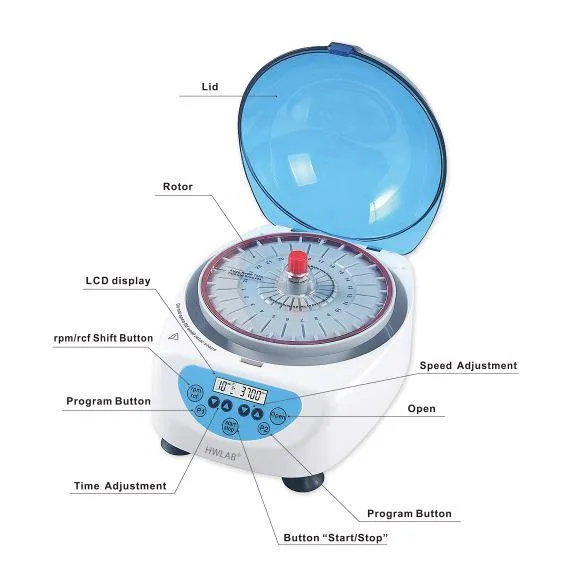 Parts of Hematocrit centrifuge
