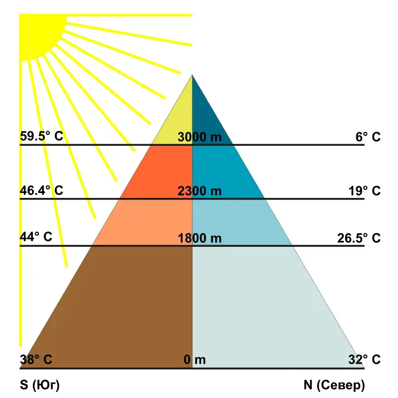 Altitudinal Zonation - Definition, Factors, Importance, Examples ...