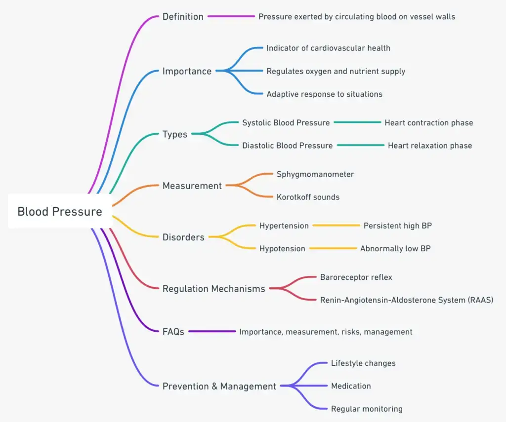 Blood Pressure Midnmap
