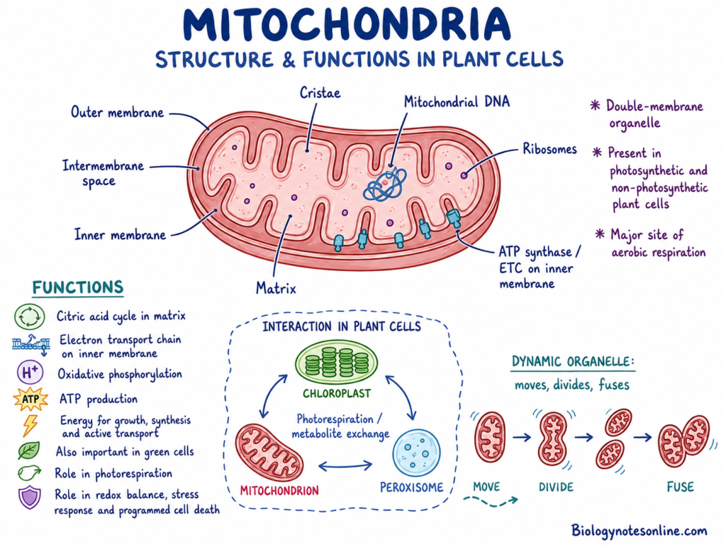 Diagram of Mitochondria