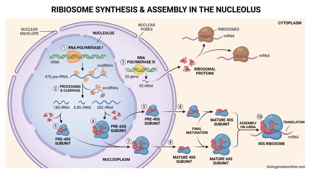 How Does the Nucleolus Make Ribosomes