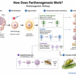 Diagram showing Mechanism of Parthenogenesis