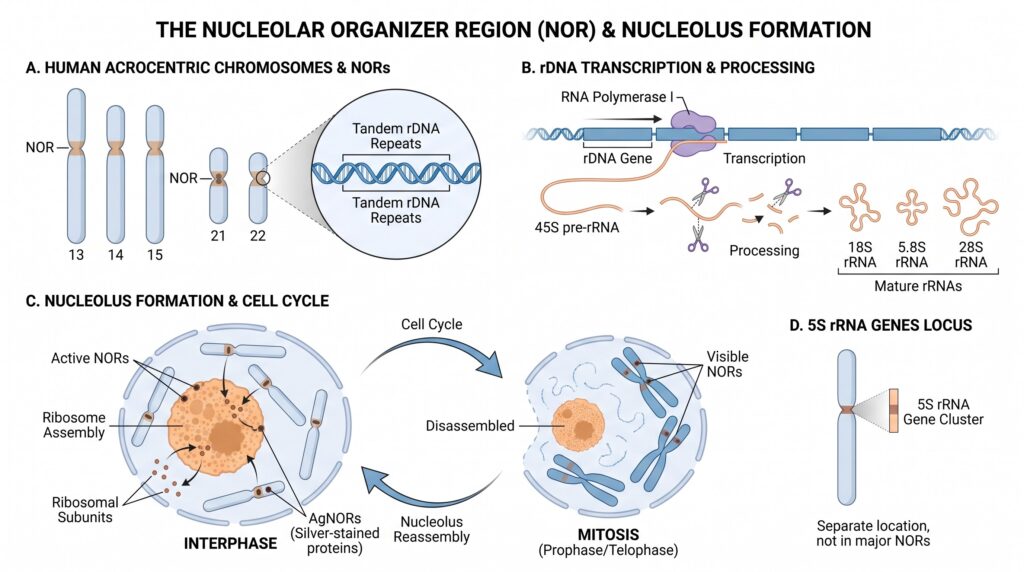 Nucleolar Organizer Region (NOR)