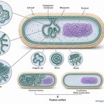 Labelled diagram showing Structure of Mesosomes