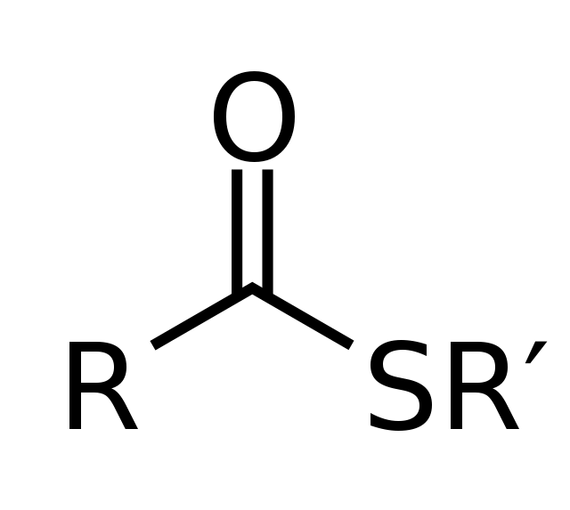 Structure of Thioesters