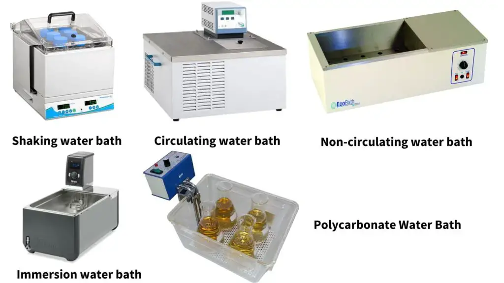 Laboratory Water bath - Principle, Types, Parts, Operating Procedure ...