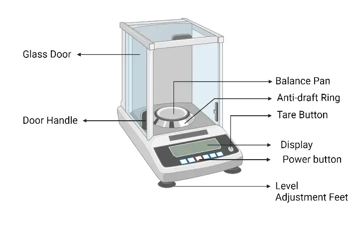 analytical balance diagram