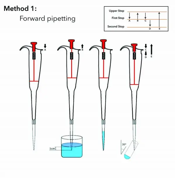 Forward Pipetting Technique 