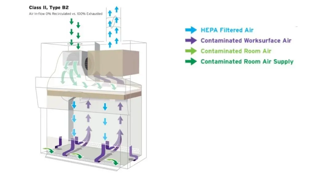 Biosafety Cabinet Class II Type B2