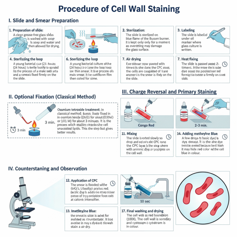 Procedure of Cell Wall Staining