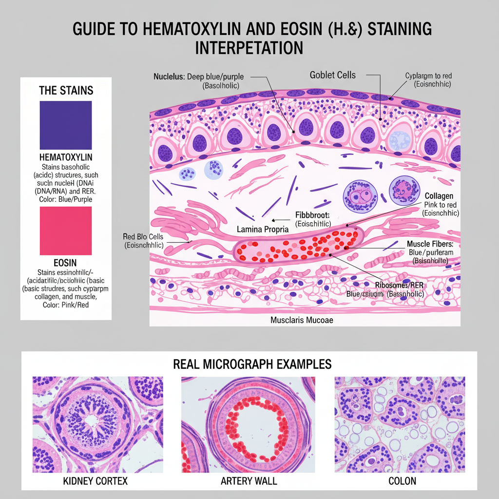 Hematoxylin and Eosin (H&E) Staining - Principle, Procedure, Result, Uses 2 Procedure of Hematoxylin and Eosin (H&E) Staining