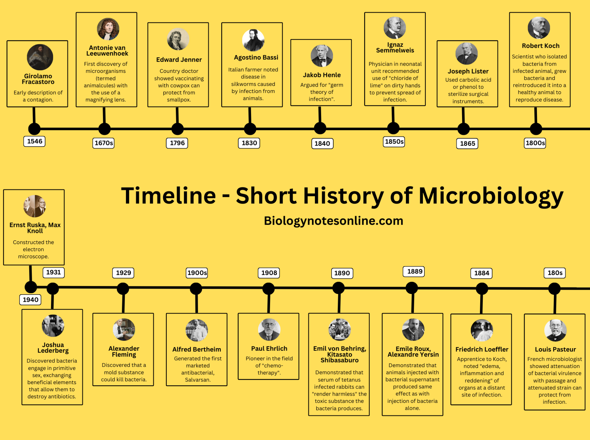 History of Microbiology - Biology Notes Online