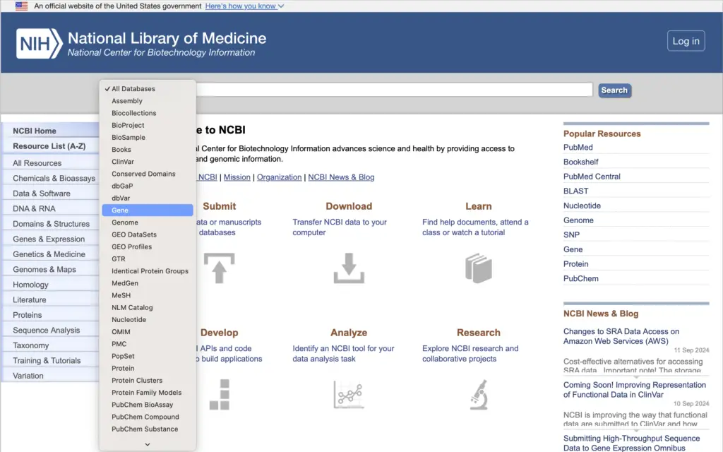 Step by Step Process to retrieve gene sequences from NCBI
