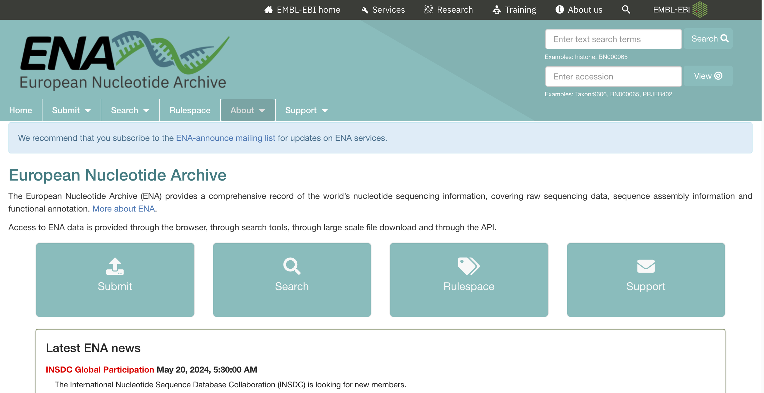 What is EMBL Nucleotide Sequence Database (EMBL-Bank)?