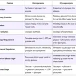 Glycogenesis vs Glycogenolysis