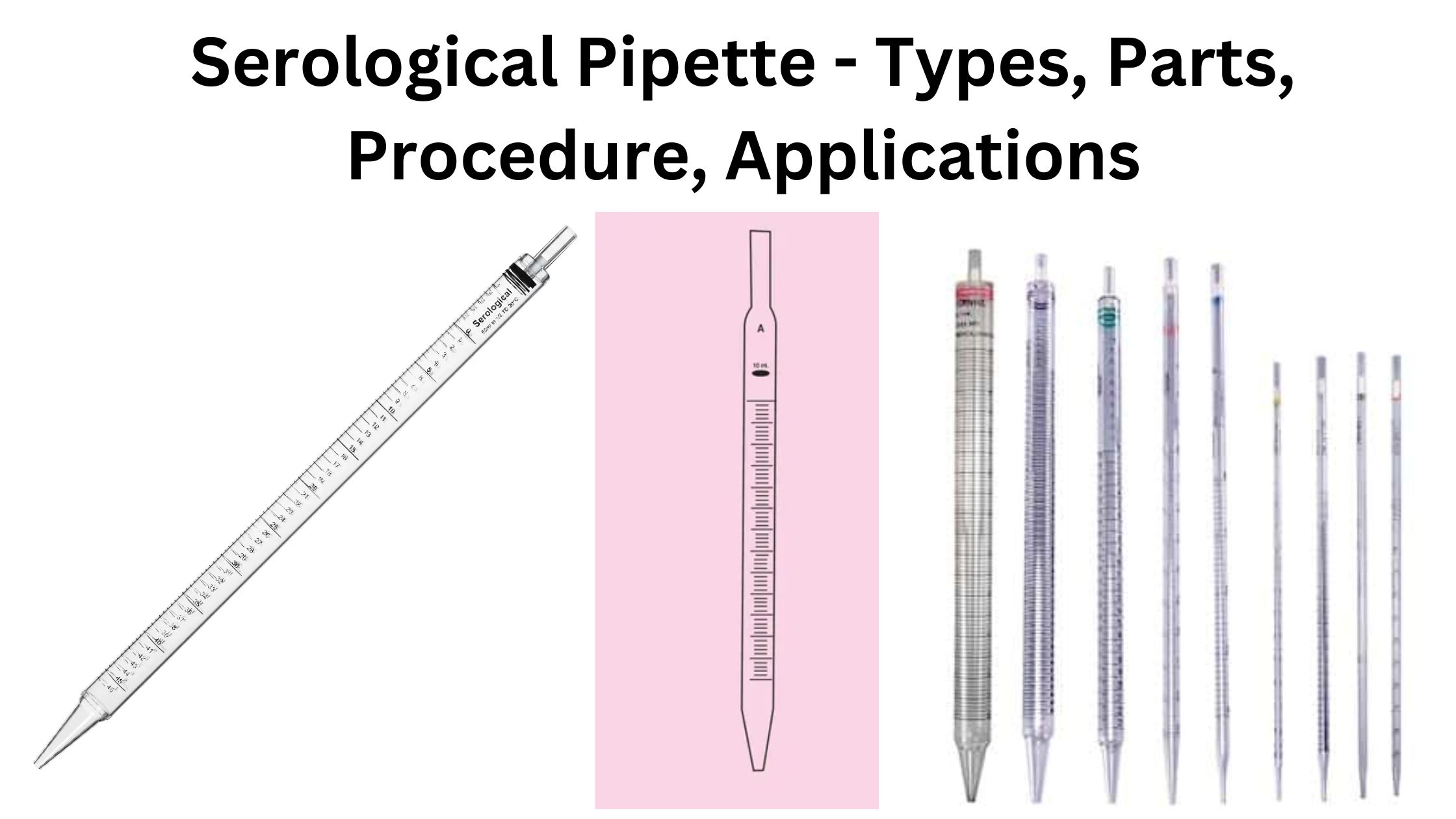 Serological Pipette - Types, Parts, Procedure, Applications