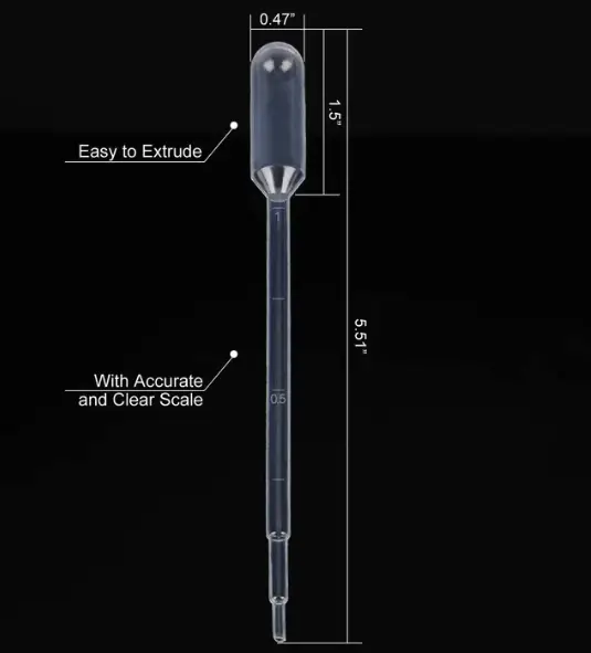 Graduated Plastic Pipette Droppers