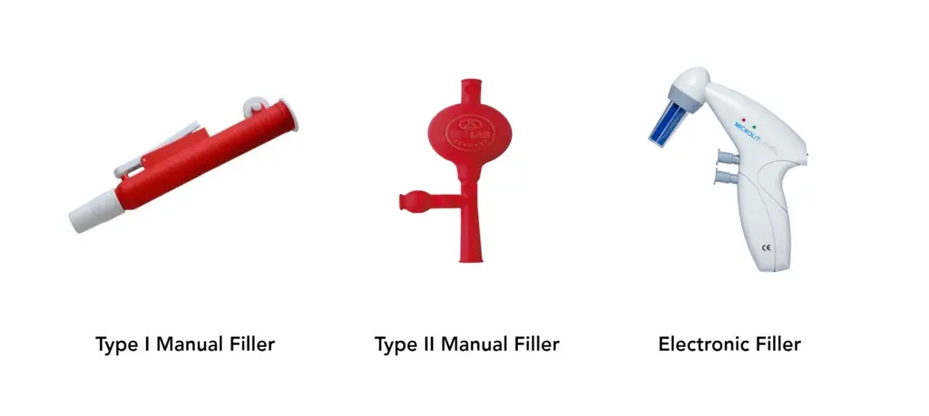 Types of Pipette Fillers