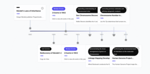 Chromosome Theory of Inheritance history timeline