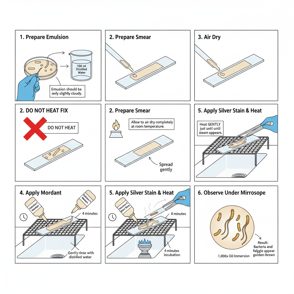 Leifson Technique for Bacterial Flagella Staining 1 Flagella Staining Procedure