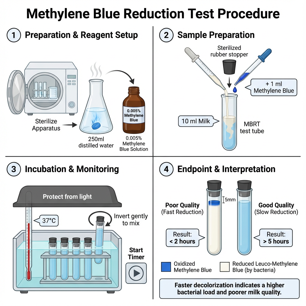 Methylene Blue Reduction Test 2 Methylene Blue Reduction Test Procedure