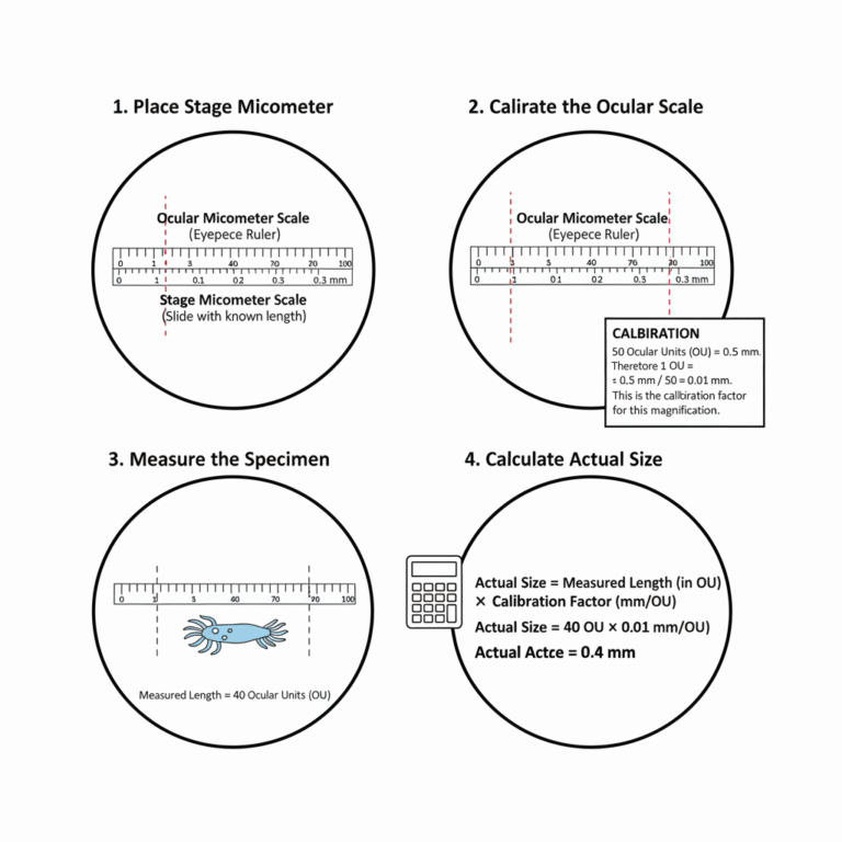 Ocular Micrometer - Principle, Parts, Procedure, Applications - Biology ...