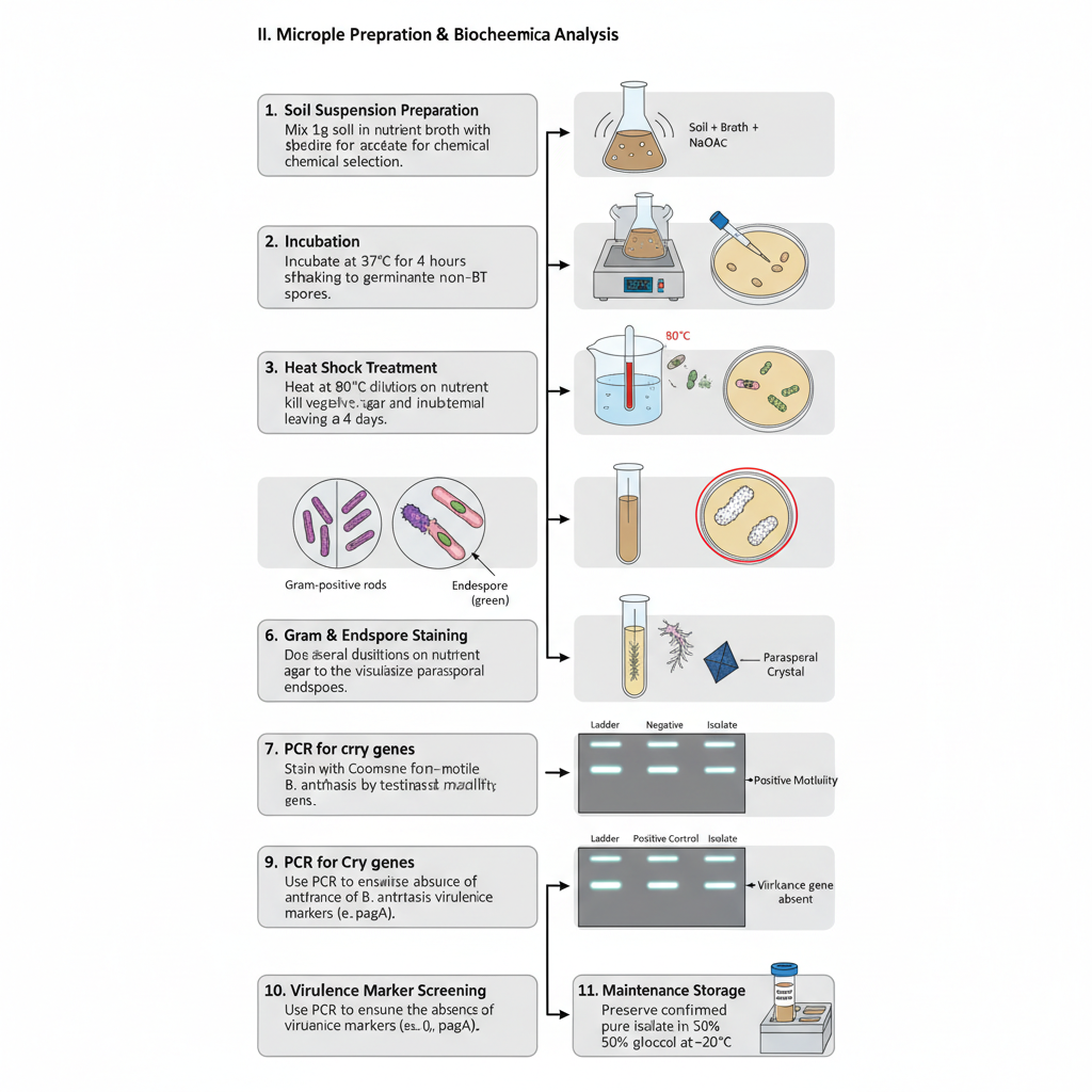 Procedure for Isolation of Bacillus thuringiensis (Bt) from Soil sample