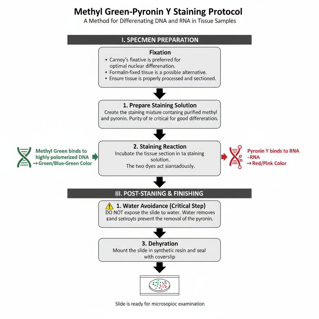 Nuclear Staining- Principle, Procedure, Uses 6 Procedure of Nuclear Staining by Methyl Green-Pyronin Y Stain (DNA and RNA Differentiation)