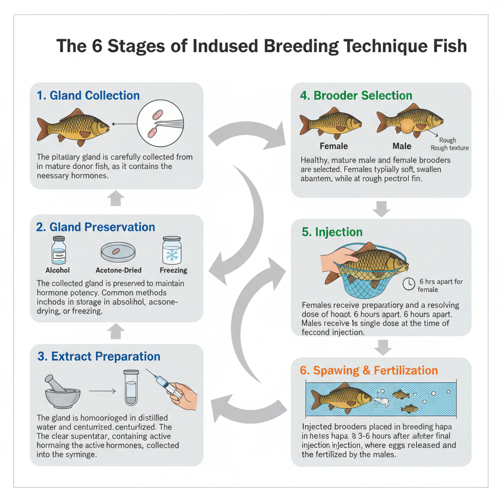 Induced Breeding In Fishes - Principle, Mechanism, Procedure, Advantages 2 Procedure of induced breeding technique