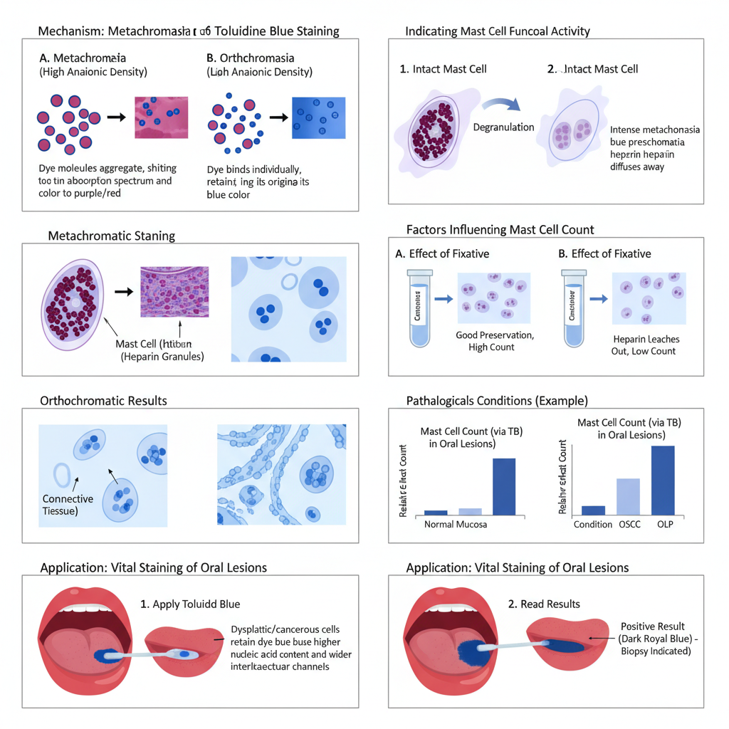 Toluidine Blue Staining - Principle, Procedure, Uses 3 Results of Toluidine Blue Staining