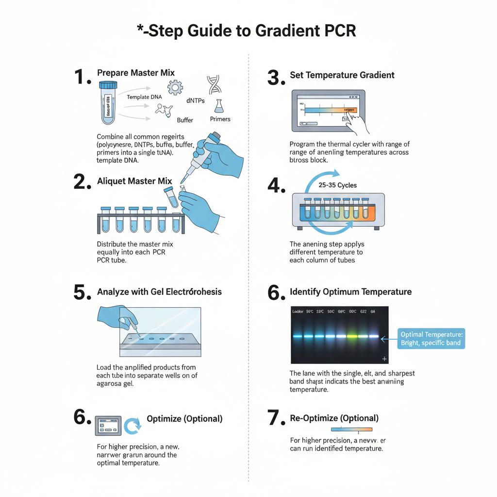 Gradient PCR - Definition, Principle, Process, Functions 3 steps of gradient pcr