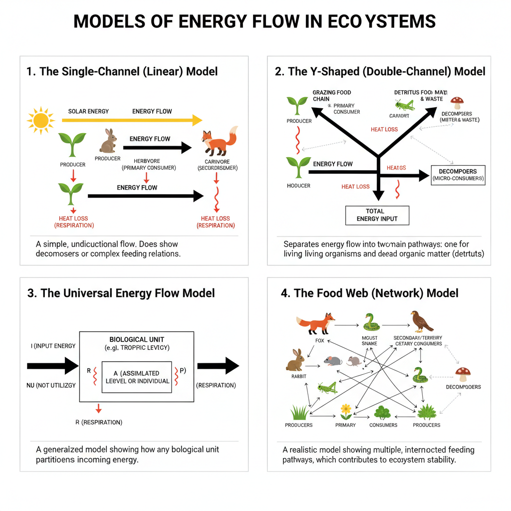 Models of Energy Flow in a Ecosystem - Linear and Y-shaped food chains 1 Models of Energy Flow in Ecosystem