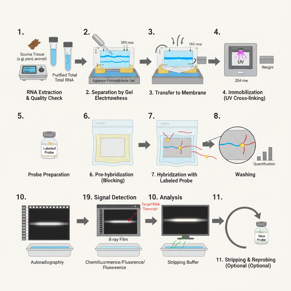 Northern Blotting Steps:Procedure