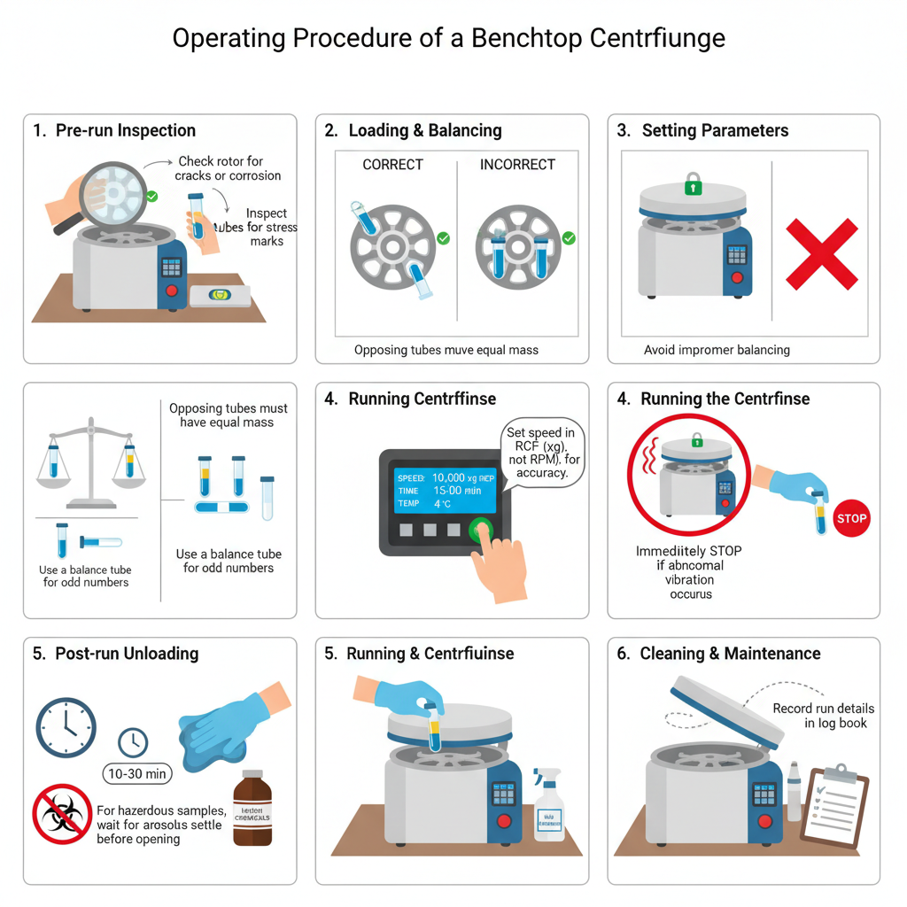 Operating Procedure of Benchtop Centrifuges