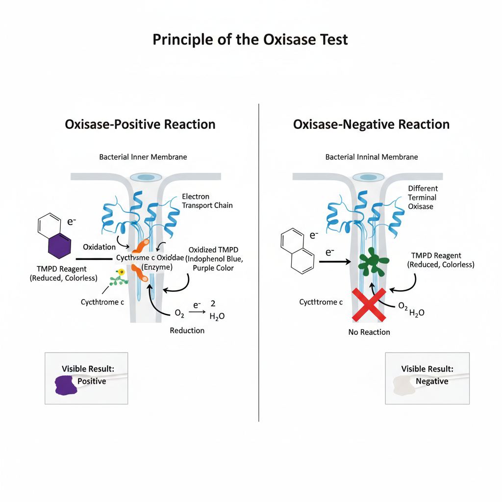 Principle of Oxidase Test