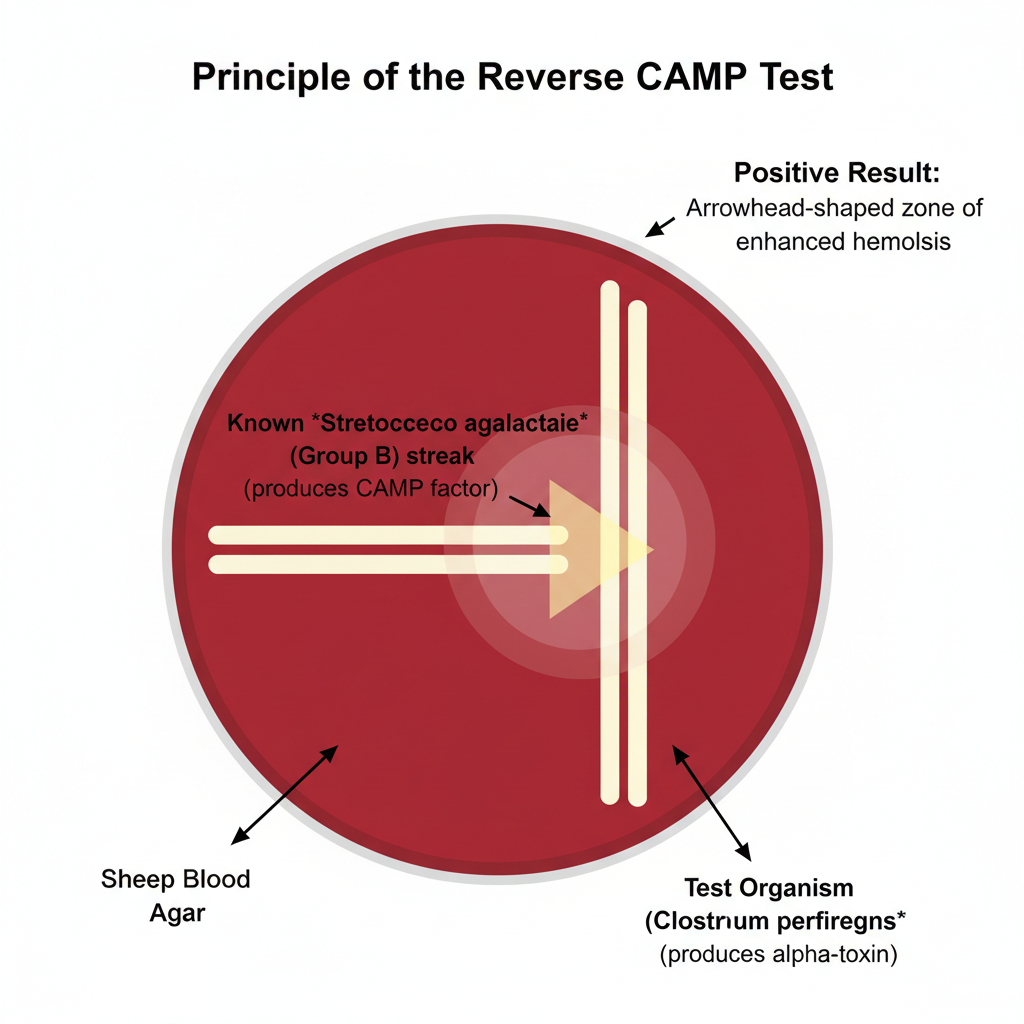 Reverse CAMP test - Principle, Procedure, Result, Uses 1 Principle of Reverse CAMP test
