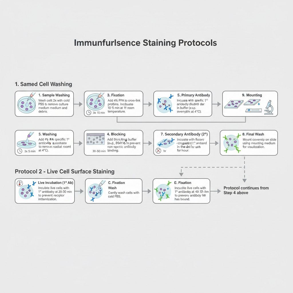 Cell Membrane Staining - Principle, Procedure, Result, Uses 4 Procedure of Immunofluorescence Staining Method