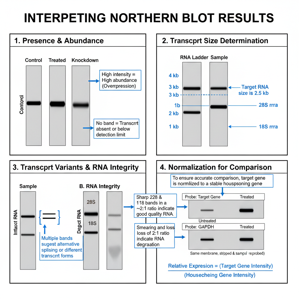 Result Interpretation of Northern Blot
