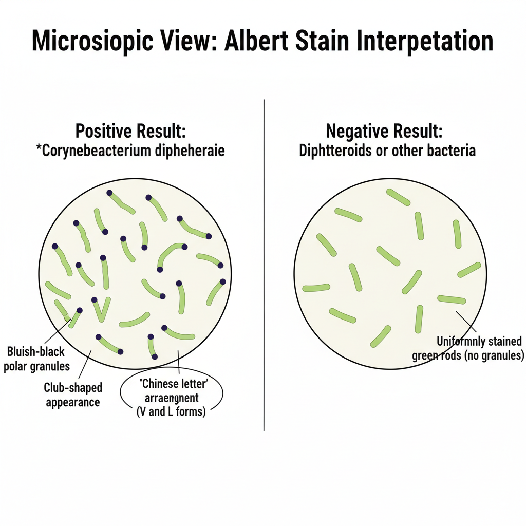 Result and Interpretation of Albert Stain