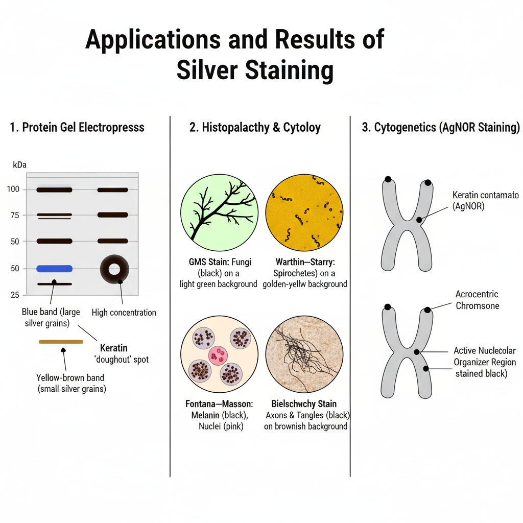 Result of silver staining