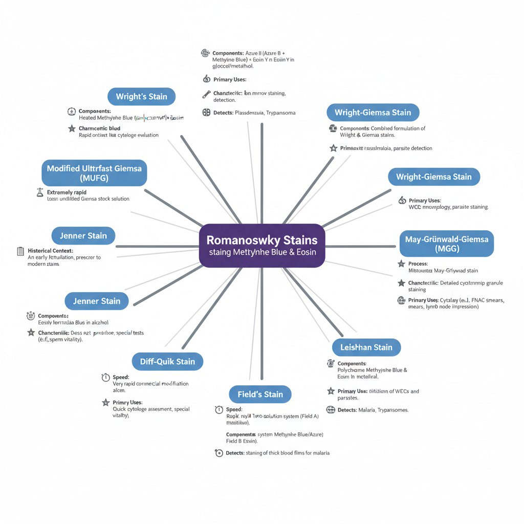 Types of Romanowsky Stains
