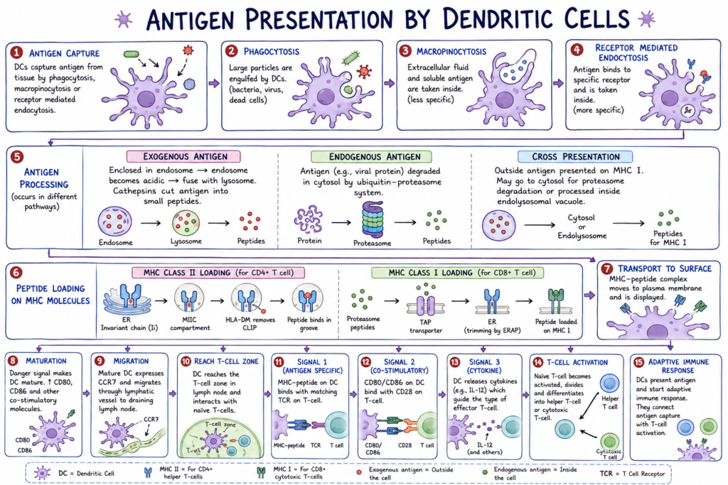 Antigen Presentation by Dendritic Cells